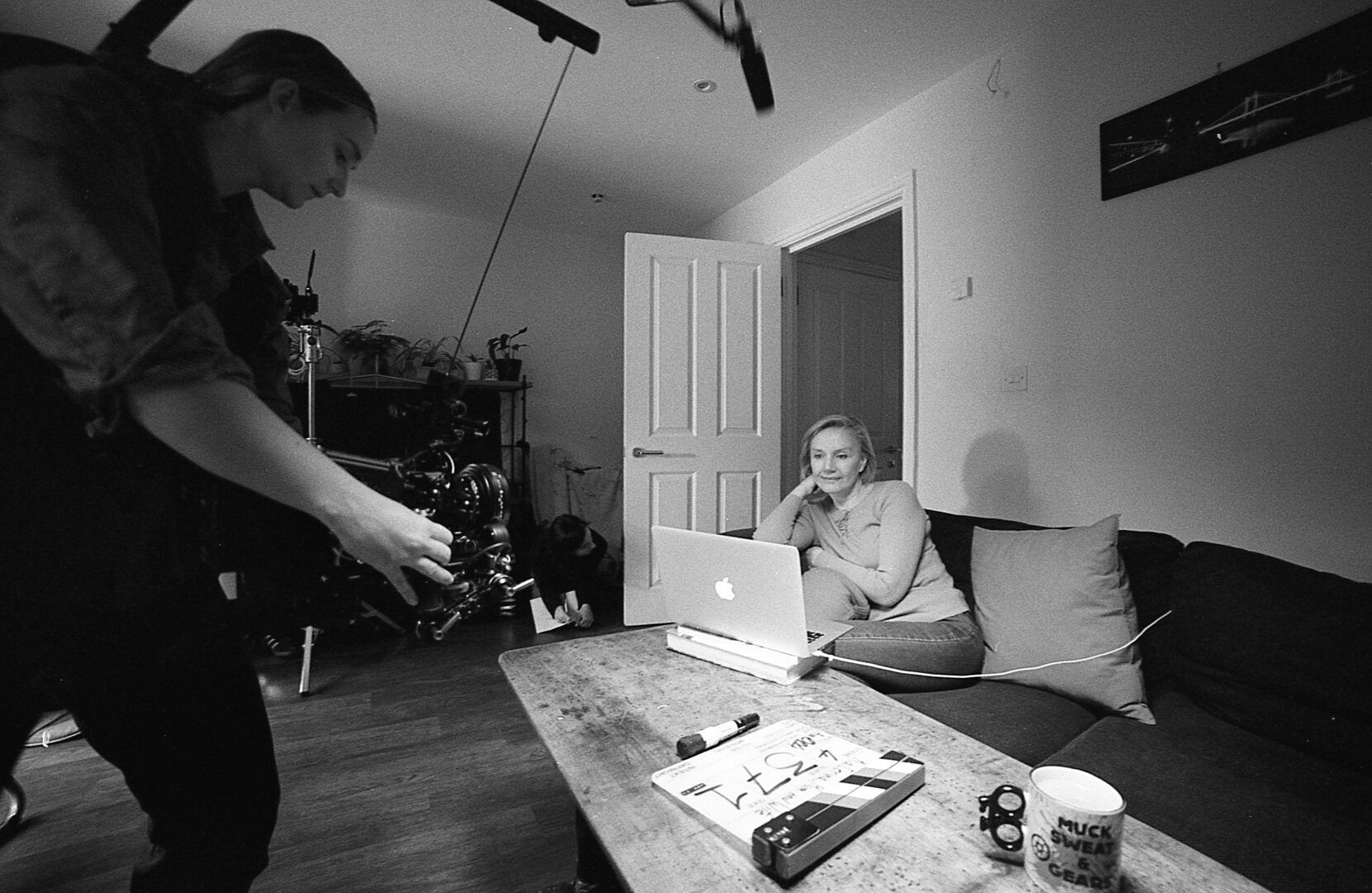 Behind the scenes of the short film "Katerina, Mum and Wife" (2023)