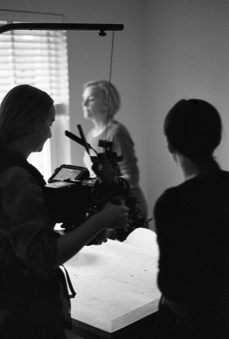 Behind the scenes of the short film "Katerina, Mum and Wife" (2023)