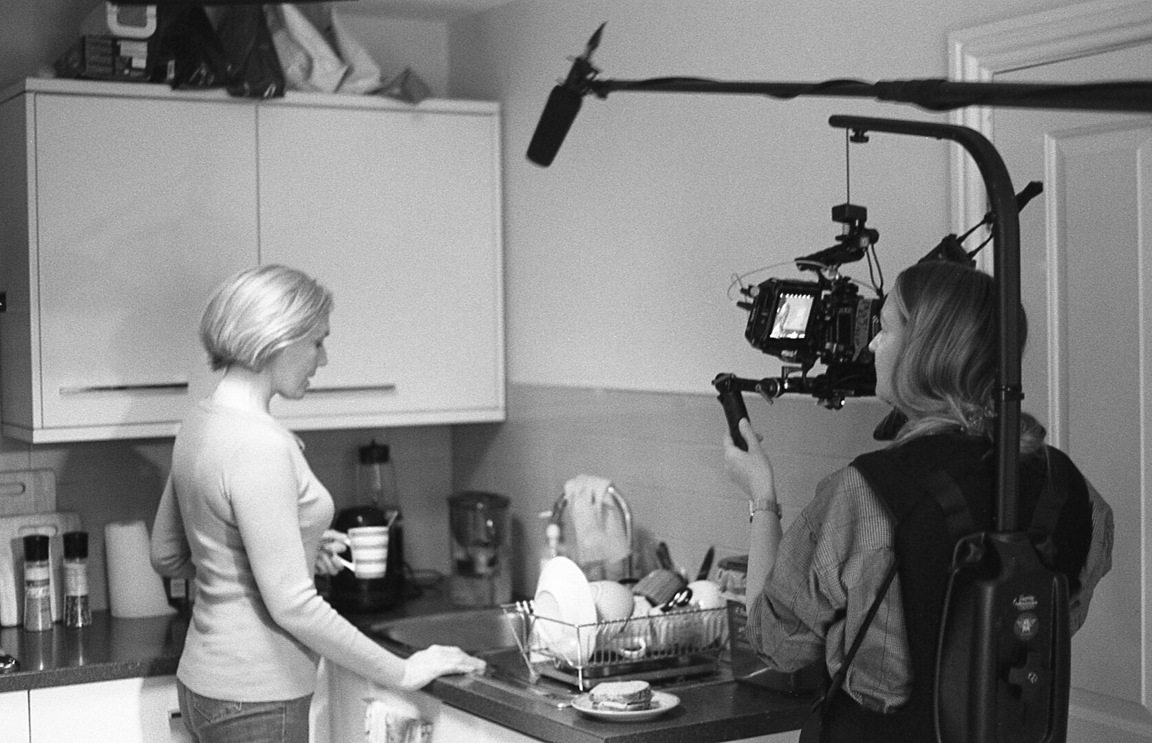 Behind the scenes of the short film "Katerina, Mum and Wife" (2023)
