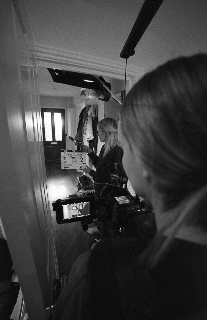 Behind the scenes of the short film "Katerina, Mum and Wife" (2023)