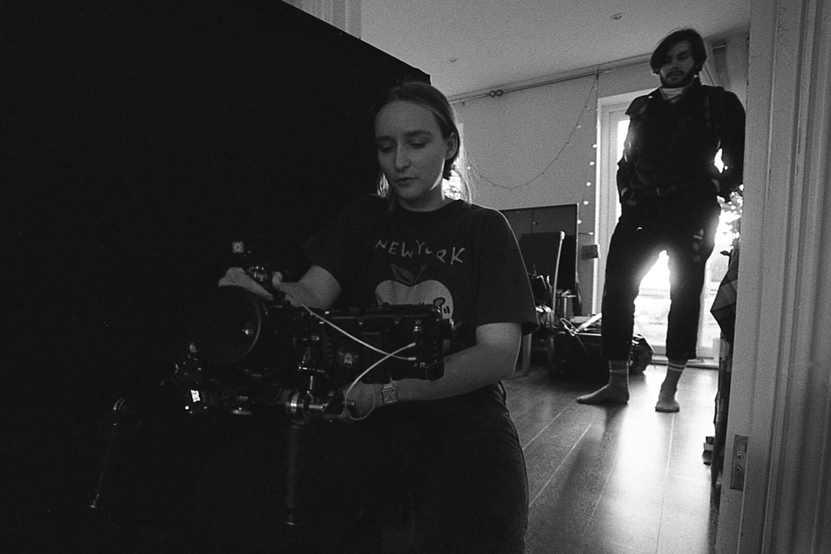 Behind the scenes of the short film "Katerina, Mum and Wife" (2023)